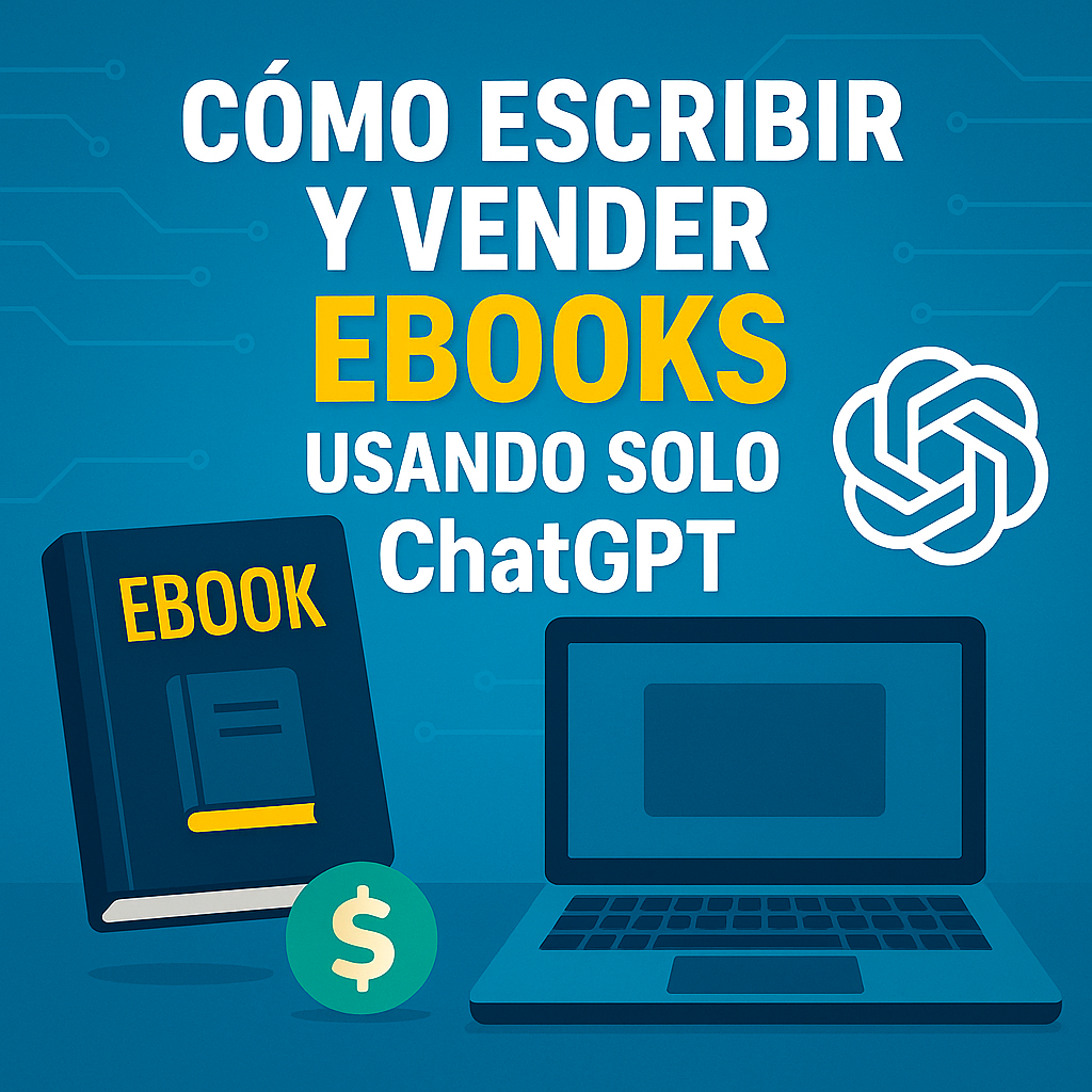 Cómo Escribir y Vender Ebooks Usando Solo ChatGPT (Paso a Paso)